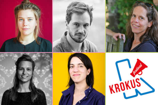 De vijf deelnemers van het Uitwisselingslab